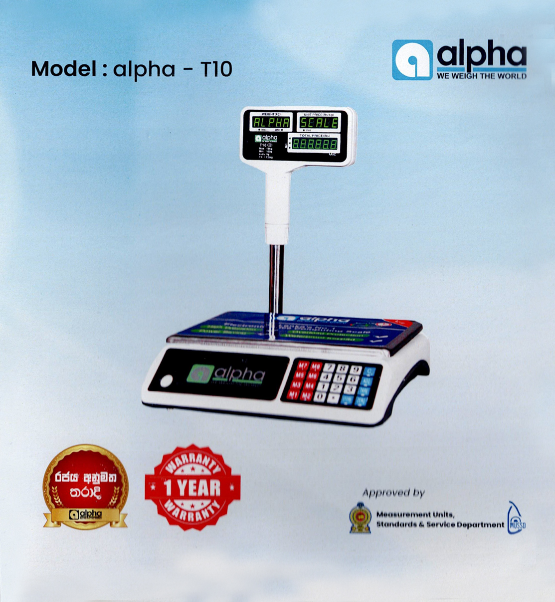Model: alpha - T10