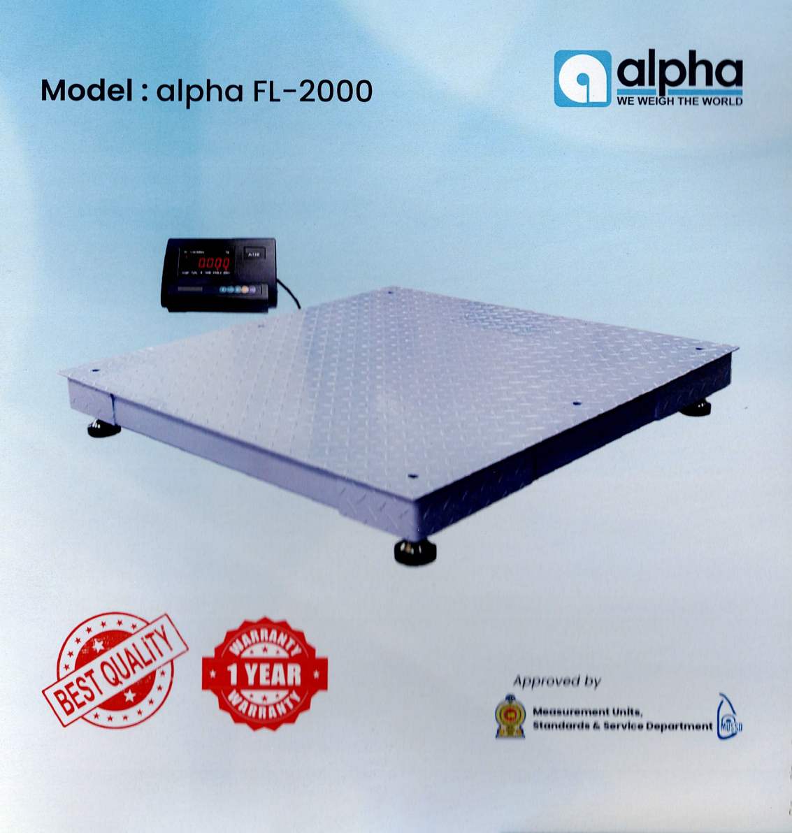 Model: alpha FL-2000