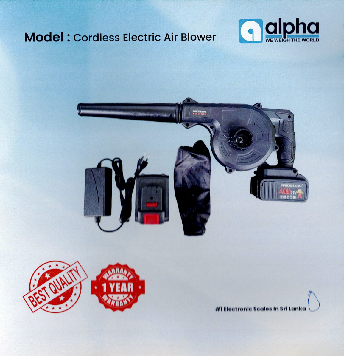 Model: Cordless Electric Air Blower